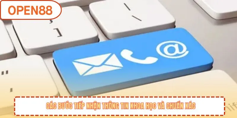 Các bước tiếp nhận thông tin khoa học và chuẩn xác